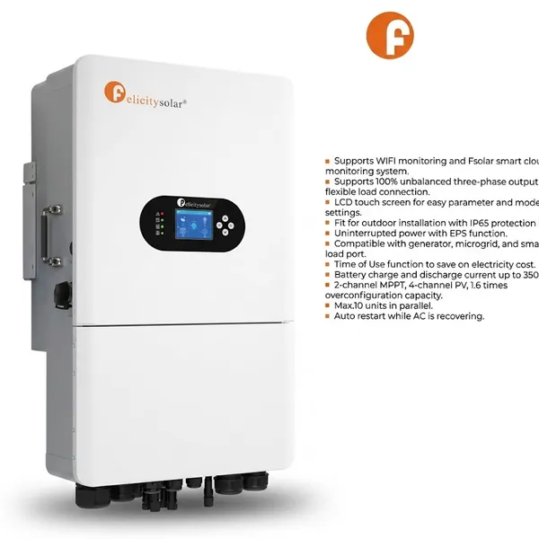 Batterie lithium Felicity Solar — Série FLA48100 (5,12 kWh)