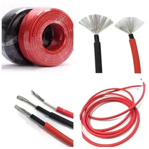 Câble solaire en cuivre étamé — 4mm² / 6mm² (double isolation)
