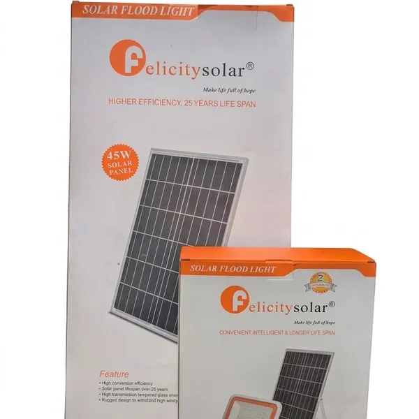 Projecteur solaire LED avec panneau 45W